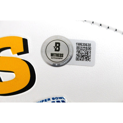 Jack Sawyer Autographed Pittsburgh Steelers Logo Football