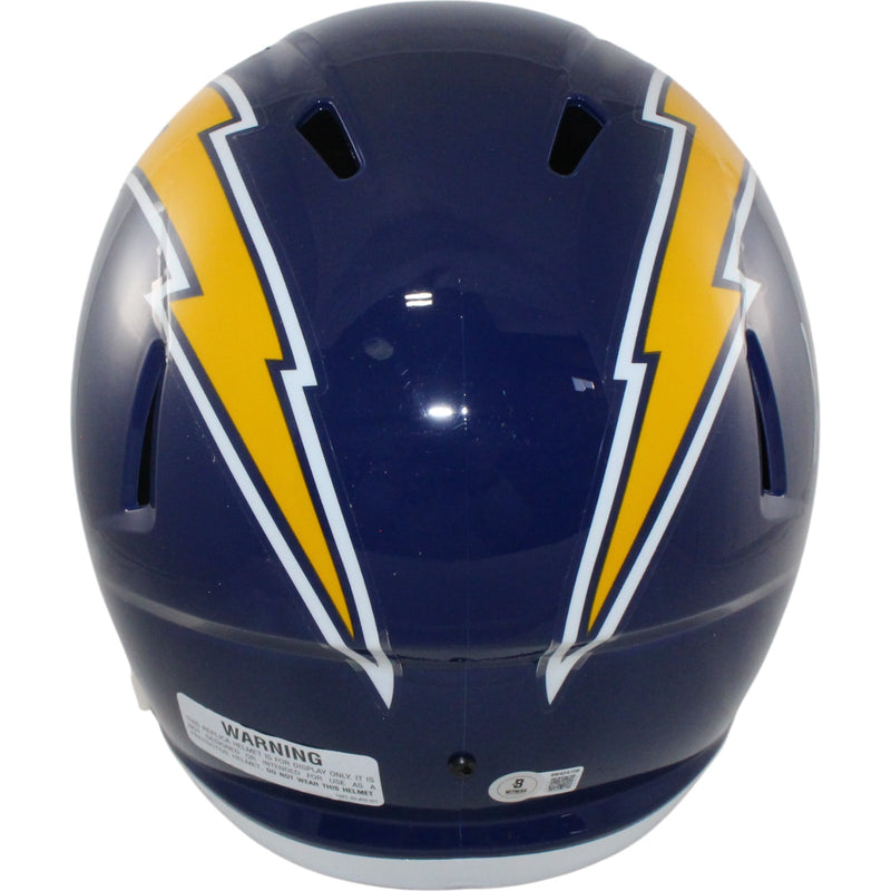 Keenan Allen Autographed Los Angeles Chargers Throwback Full Size Helmet (BAS)