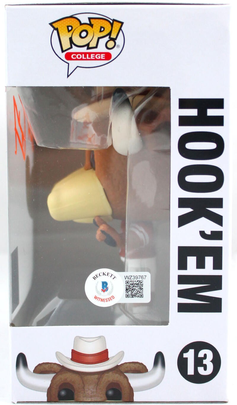 Earl Campbell Signed Texas Longhorns Funko Pop Figurine #13