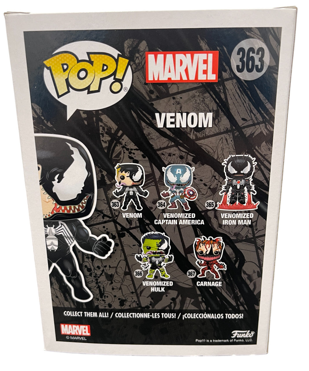 Tom Hardy Signed Venom Funko Pop #363 with Sam De La Rosa Sketch
