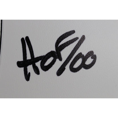 Howie Long Autographed Oakland Raiders Logo Football (HOF 00)