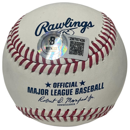 Lee Smith Signed Official Major League Baseball HOF 2019 Beckett BAS