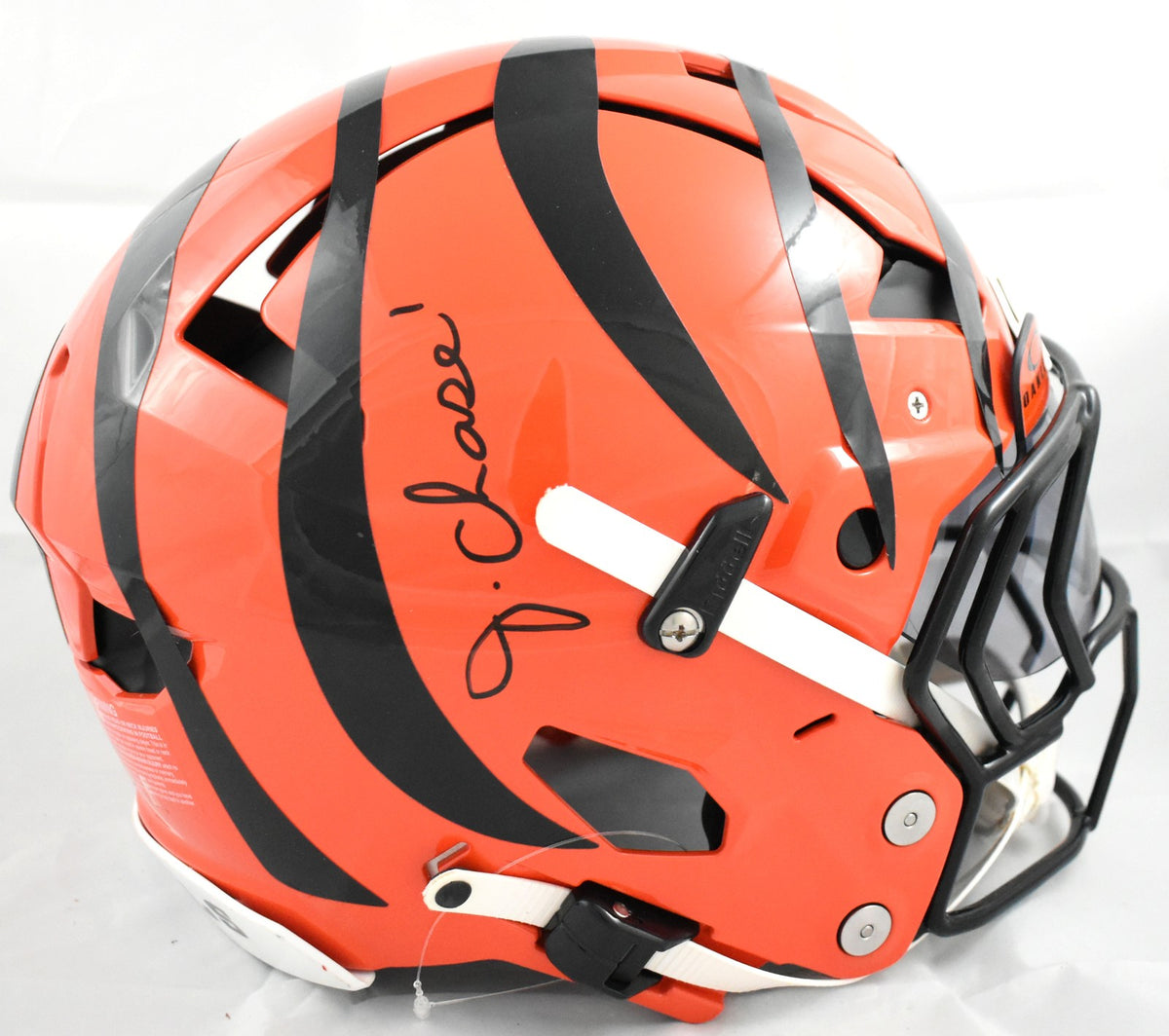 Ja'Marr Chase Autographed Cincinnati Bengals Full Size Axiom Helmet