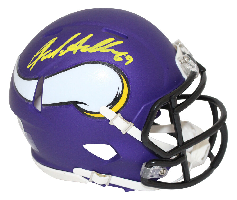 Jared Allen Signed Minnesota Vikings Speed Mini Helmet (Beckett)