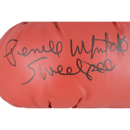 Pernell Whitaker Autographed Everlast Red Boxing Glove