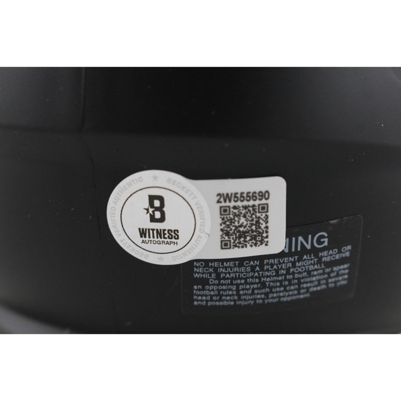 Michael Vick Atlanta Falcons Signed Speed Mini Helmet (Beckett Witness)