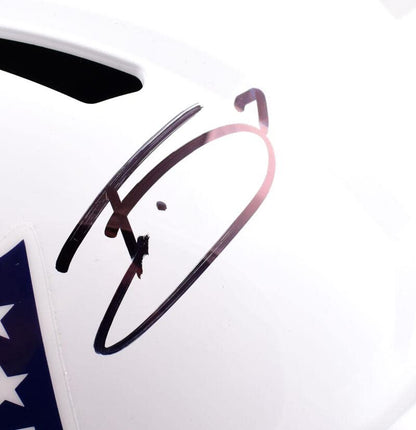 Trevon Diggs & Stefon Diggs Autographed Full Size Speed Helmet - Black