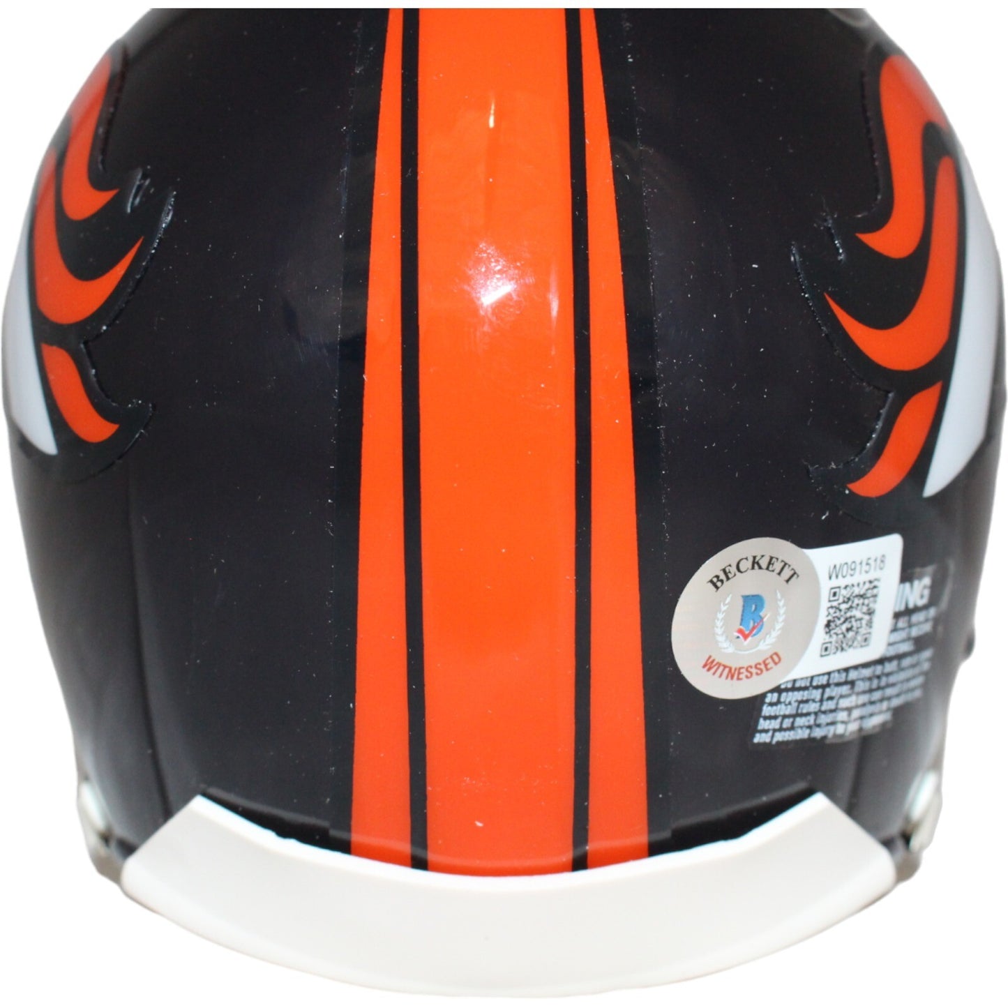Terrell Davis Signed Denver Broncos Mini Helmet HOF Inscription Beckett