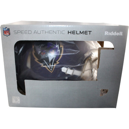 Ray Lewis Baltimore Ravens Autographed Full Size Authentic 2024 Alternate Helmet