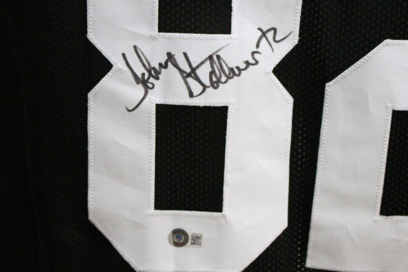 John Stallworth Signed Pittsburgh Steelers Custom Jersey Beckett BAS
