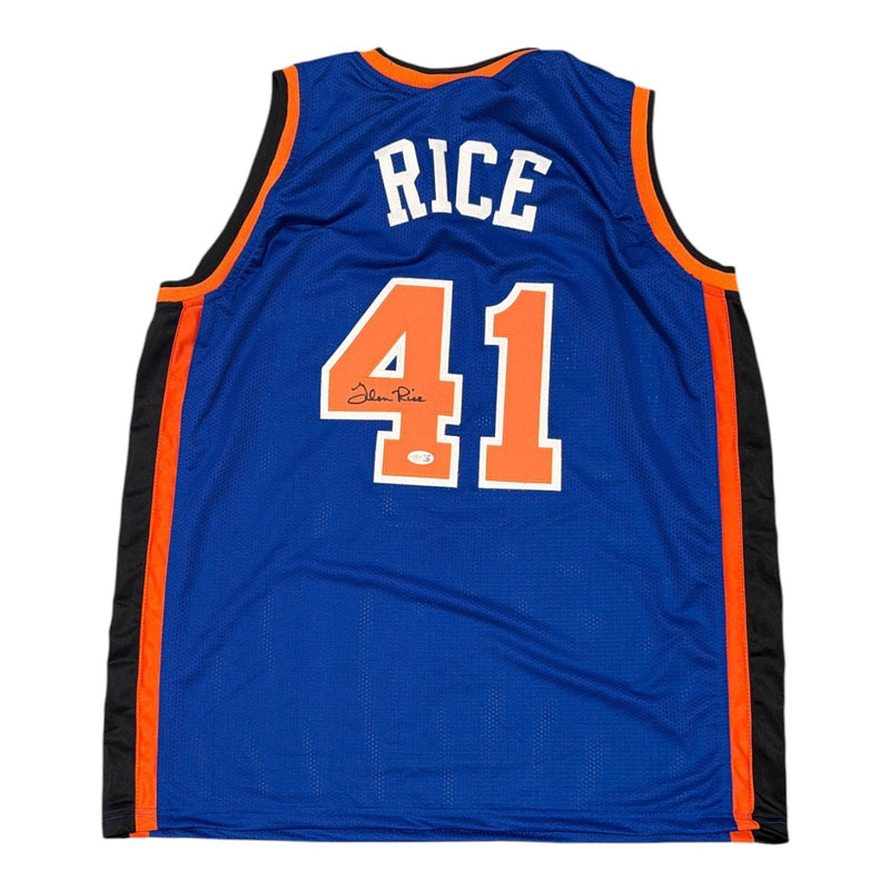 Glen Rice Autographed New York Knicks Custom Jersey