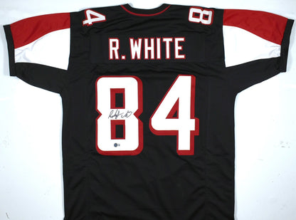 Roddy White Signed Atlanta Falcons Custom Black Jersey