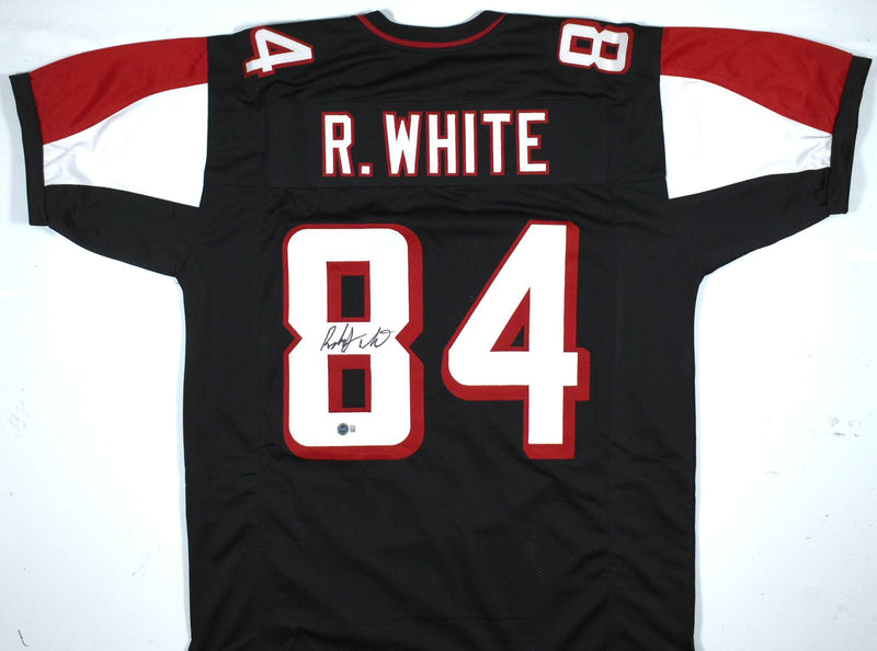 Roddy White Signed Atlanta Falcons Custom Black Jersey