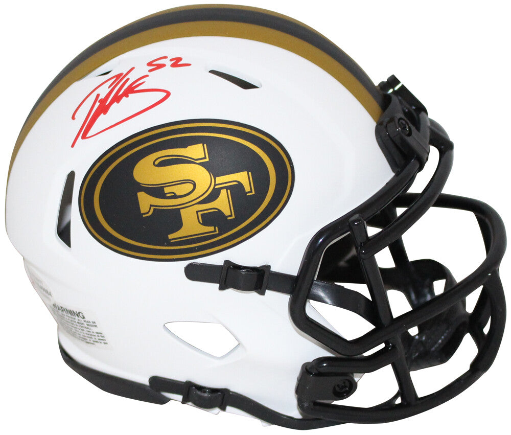 Patrick Willis Mini Helmet San Francisco 49ers Autographed Lunar BAS