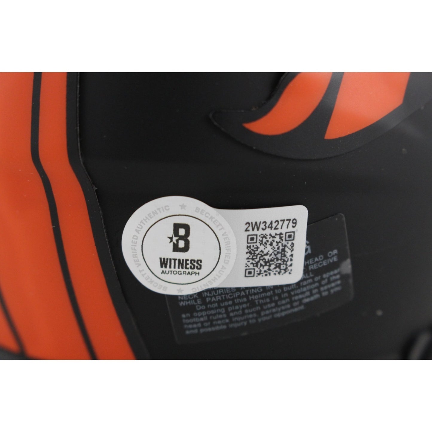 John Elway Autographed Denver Broncos Eclipse Mini Helmet (Beckett Witnessed)