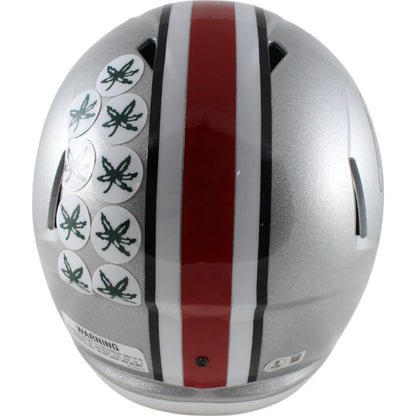 Quinshon Judkins Ohio State Buckeyes Autographed Speed Full Size Helmet