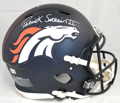 Patrick Surtain II Signed Denver Broncos Full Size Speed Authentic Helmet