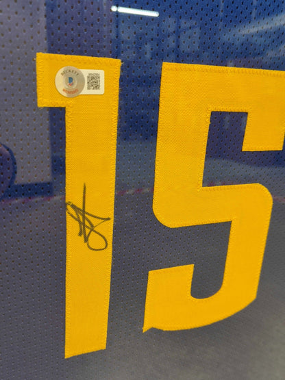Nikola Jokic Signed Denver Nuggets Framed Jersey (Beckett)