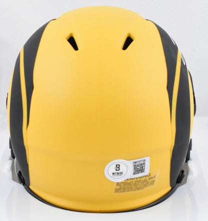 Jared Verse Autographed Los Angeles Rams Rave Speed Mini Helmet