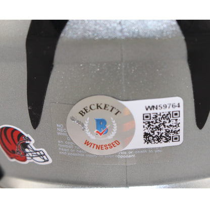 Boomer Esiason Autographed Cincinnati Bengals Flash Mini Helmet
