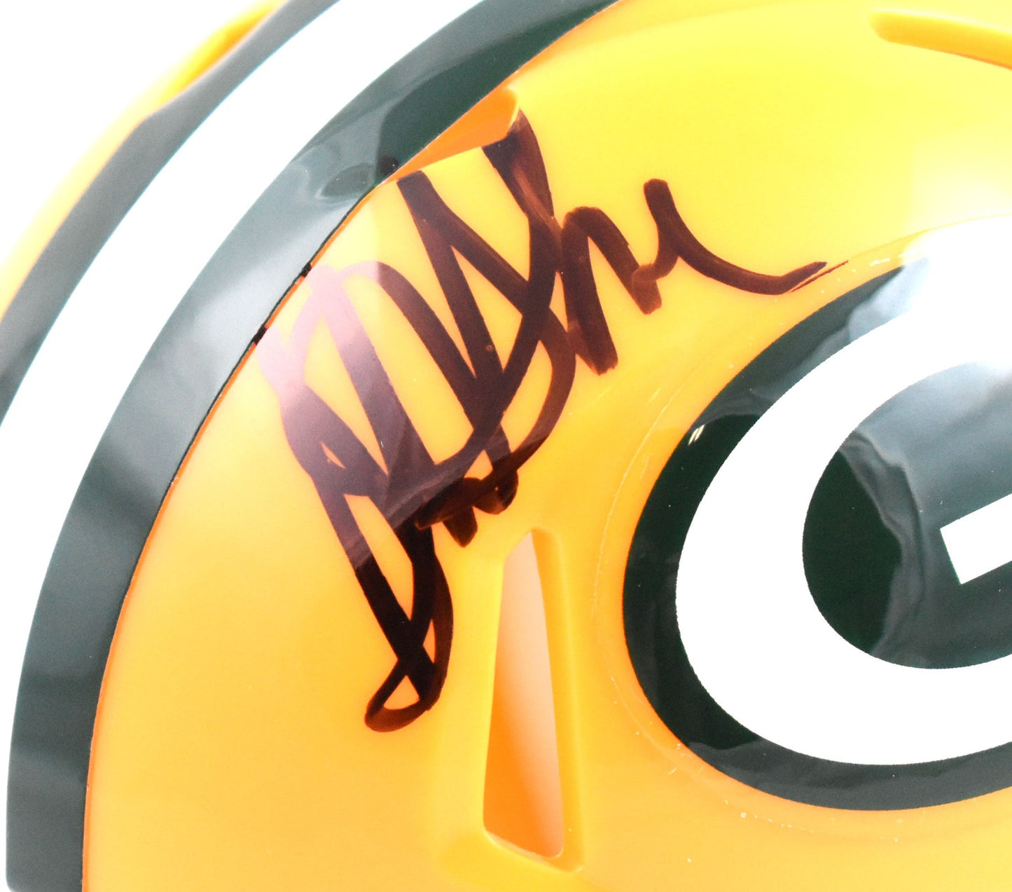 Sterling Sharpe Autographed Green Bay Packers Speed Mini Helmet