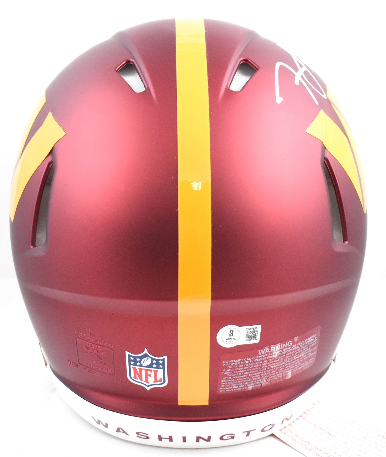 Frankie Luvu Autographed Washington Commanders Full Size Authentic Helmet
