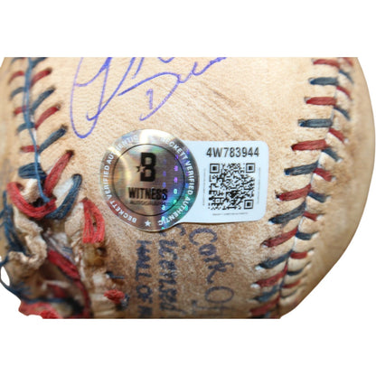 The Sandlot Cast Autographed Custom Ripped Baseball (8 Signatures)