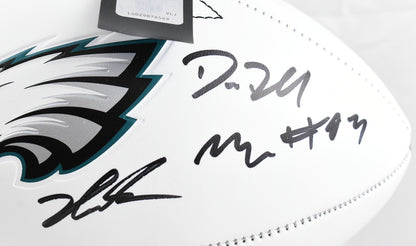 Jalen Carter & Darius Slay Multi-Signed Philadelphia Eagles Football