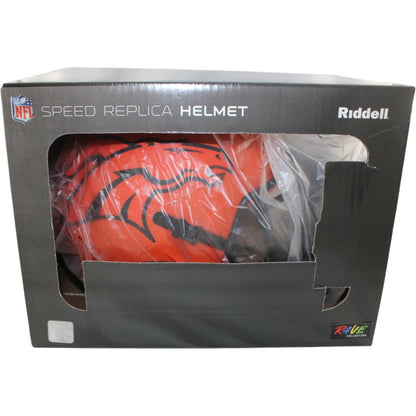 John Elway Signed Denver Broncos Full Size Replica Rave Helmet BAS Witnessed