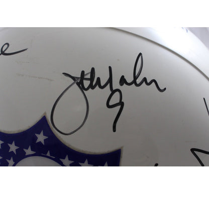 George Blanda, Paul Krause & Multi-Signed NFL Alumni Full Size 2-Bar Helmet