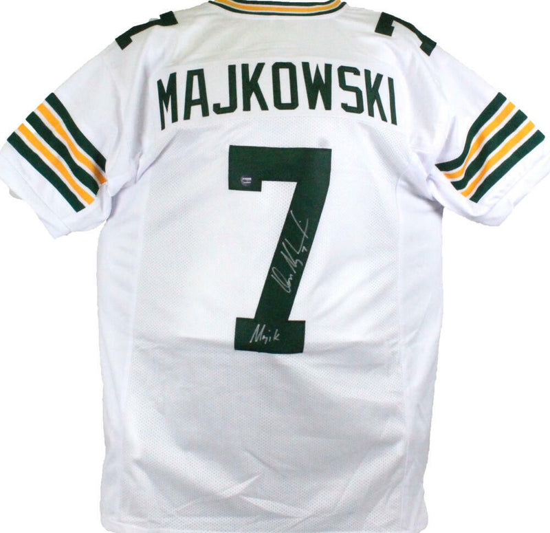 Don Majkowski Signed White Custom Football Jersey