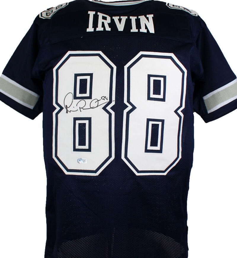 Michael Irvin Signed Dallas Cowboys Blue Custom Jersey