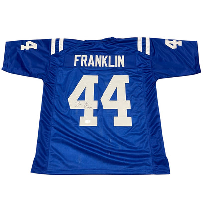 Zaire Franklin Indianapolis Colts Autographed Custom Jersey Beckett COA
