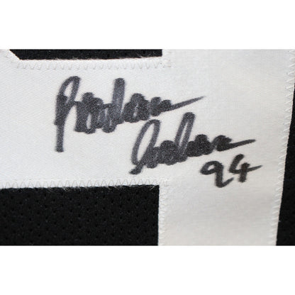 Rashaan Salaam Autographed Custom Black Jersey with "94" Inscription