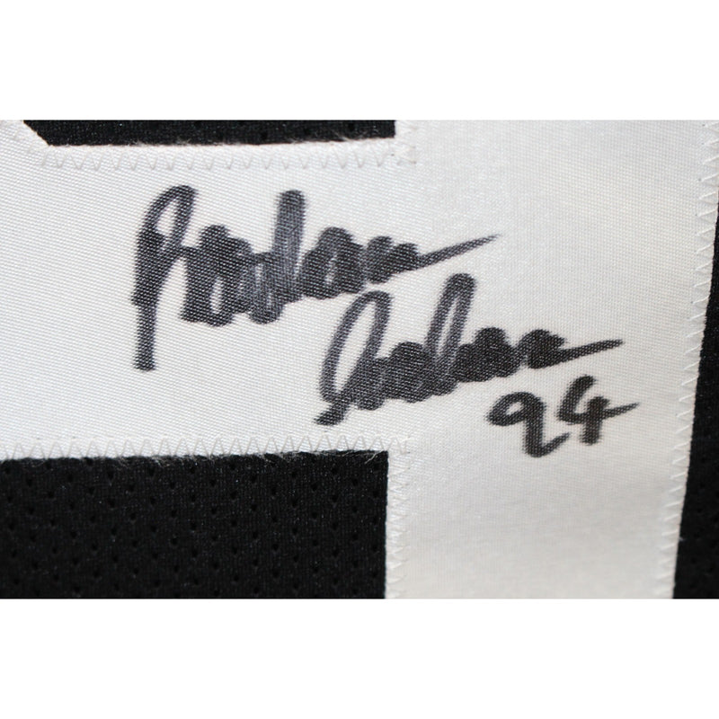 Rashaan Salaam Autographed Custom Black Jersey with "94" Inscription