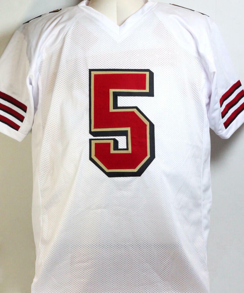 Jeff Garcia Autographed White Custom Football Jersey