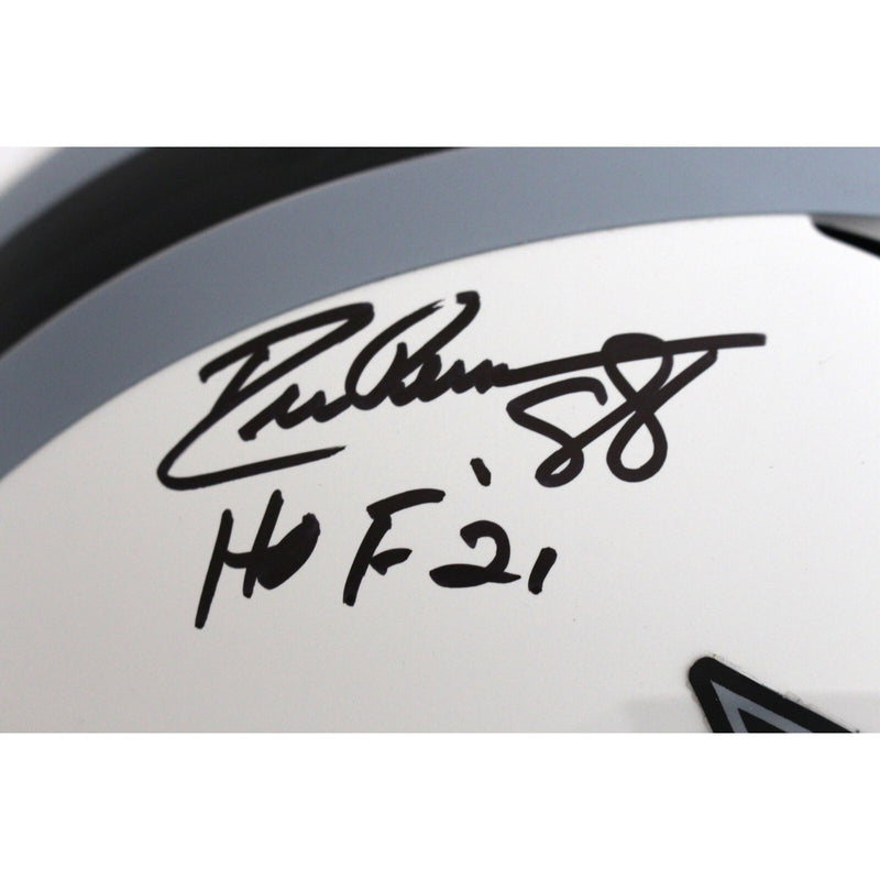 Pearson, Staubach & Dorsett Signed Dallas Cowboys Lunar Full Size Helmet BAS