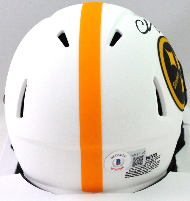 Chase Claypool Signed Pittsburgh Steelers Lunar Mini Helmet