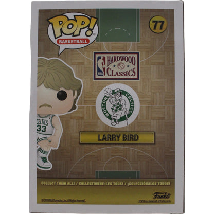 Larry Bird Signed Boston Celtics Funko Pop! #77 Beckett COA