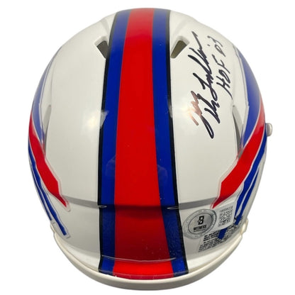 Joe DeLamielleure Signed Buffalo Bills Speed Mini Helmet HOF 03 BAS