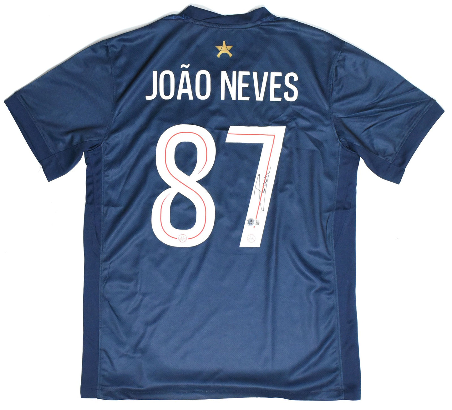 Joao Neves Autographed Paris Saint-Germain Home Jersey