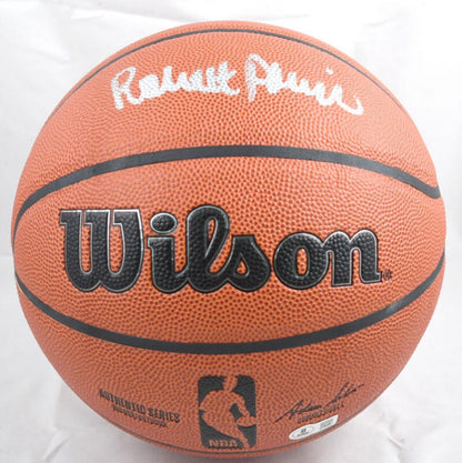 Robert Parish Autographed Official NBA Wilson Basketball