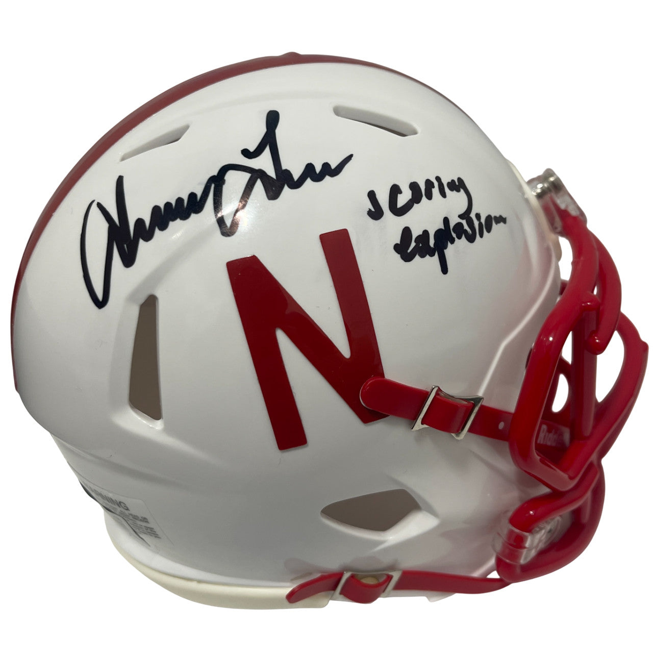 Irving Fryar Signed Nebraska Cornhuskers Mini Helmet (Beckett COA)