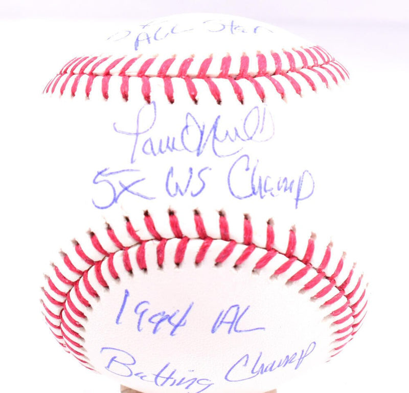 Paul O'Neill Signed Rawlings Official Major League Baseball 3 Inscriptions