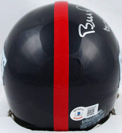 Bill Parcells Signed New York Giants Mini Helmet (HOF Inscription)