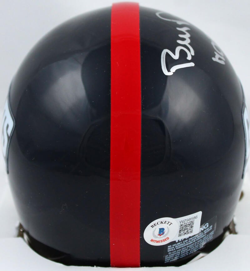 Bill Parcells Signed New York Giants Mini Helmet (HOF Inscription)
