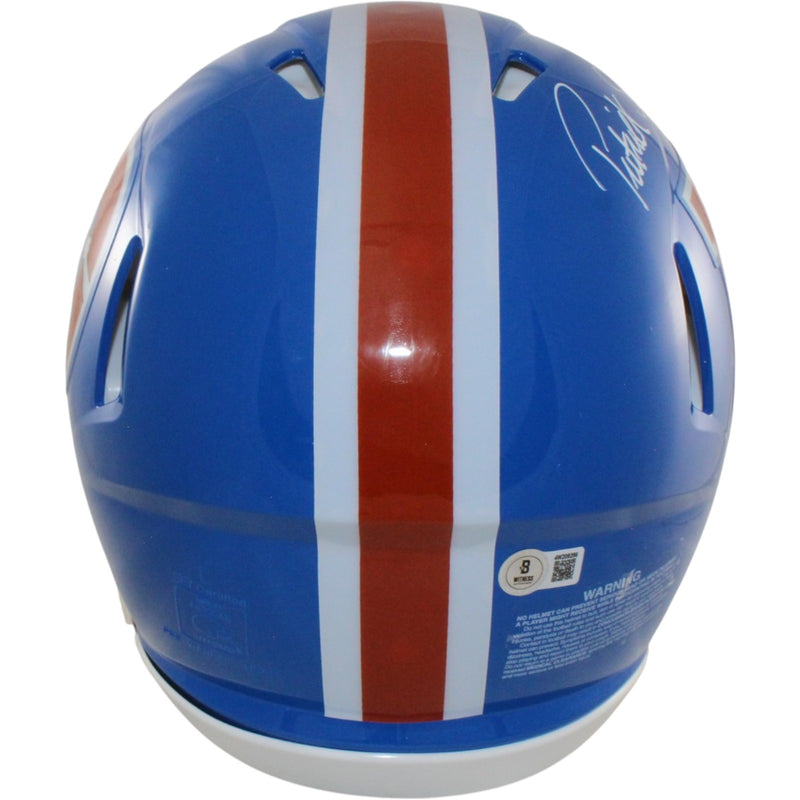 Patrick Surtain Autographed Denver Broncos Full Size Authentic Throwback Helmet