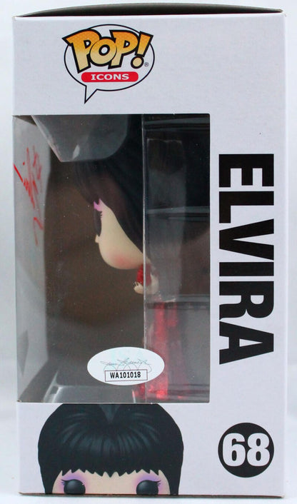 Cassandra Peterson Signed Elvira Funko Pop Figurine #68