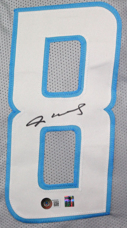Jameson Williams Autographed Detroit Lions Grey Custom Jersey