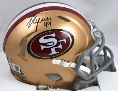 Kyle Juszczyk Signed San Francisco 49ers Black Speed Mini Helmet